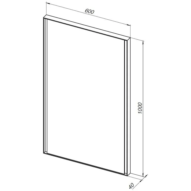 Зеркало Allen Brau Infinity 60 1.21019.WT белый