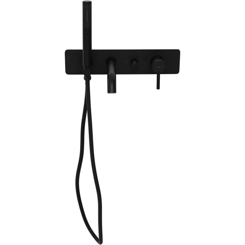 Смеситель для ванны с душем Allen Brau Priority 5.31006-31 (с внутренней частью) черный матовый