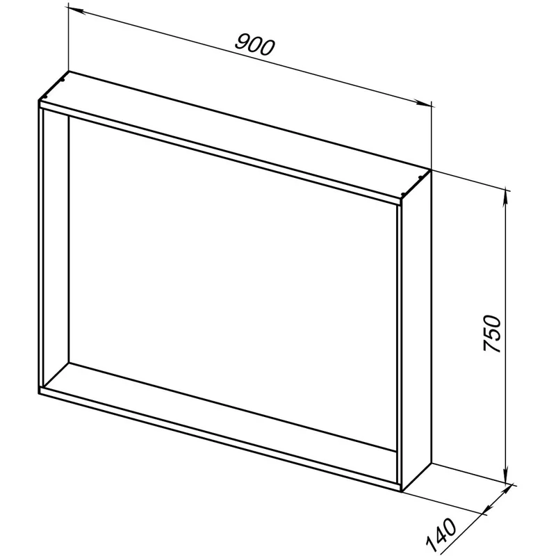 Зеркало Allen Brau Reality 90 1.32019.02 серебро браш