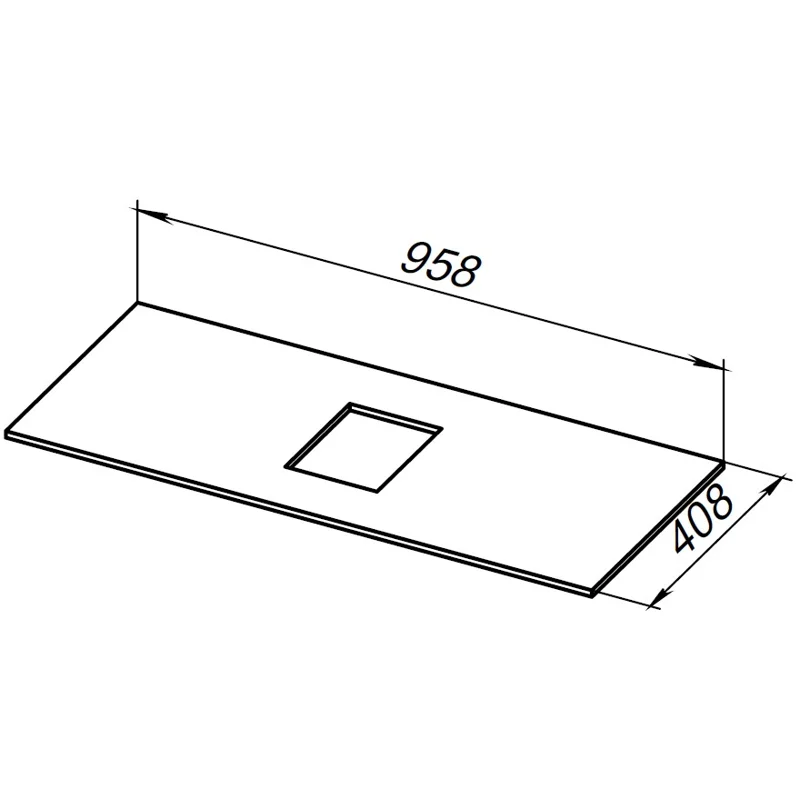 Столешница Allen Brau Priority 100 1.31011.M мрамор