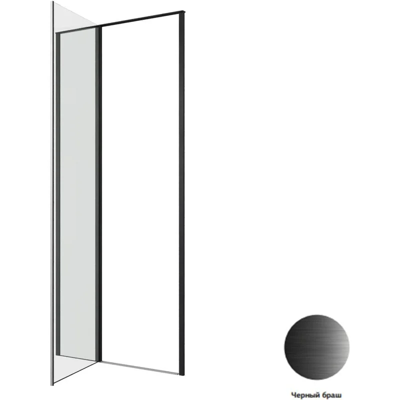 Душевая дверь Allen Brau Priority 90 3.31027.BBA черный браш