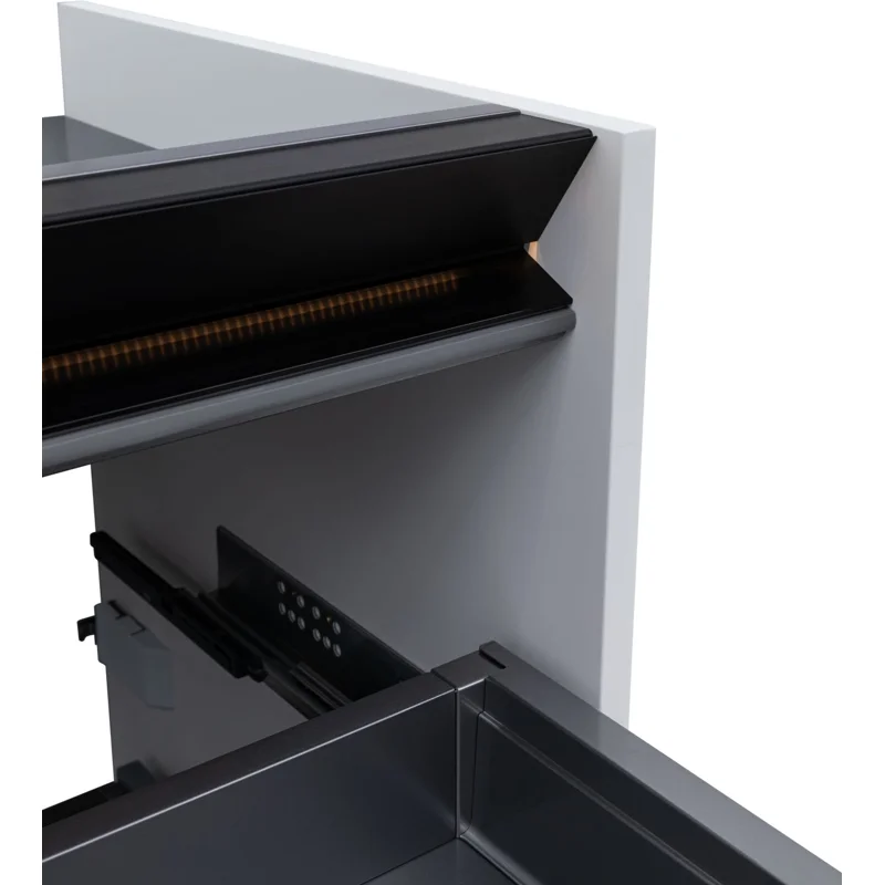 Тумба под раковину Allen Brau Activity 80 1.34004.WM белый матовый/черный браш