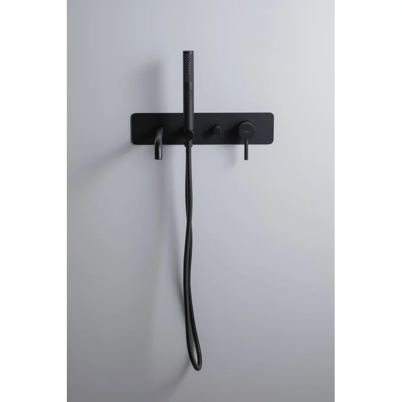 Смеситель для ванны Allen Brau Priority 5.31A05-31 (с внутренней частью) черный матовый