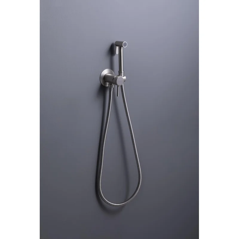 Смеситель с гигиеническим душем Allen Brau Priority 5.31A29-BN (с внутренней частью) никель браш