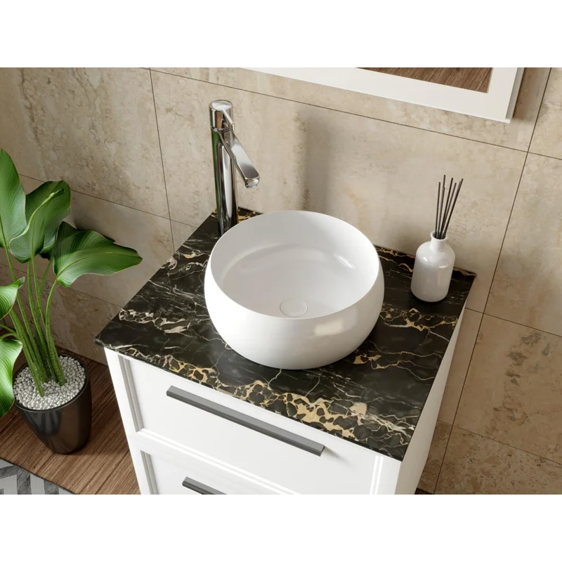 Раковина накладная Allen Brau Liberty 36 4.32001.20 белый глянец