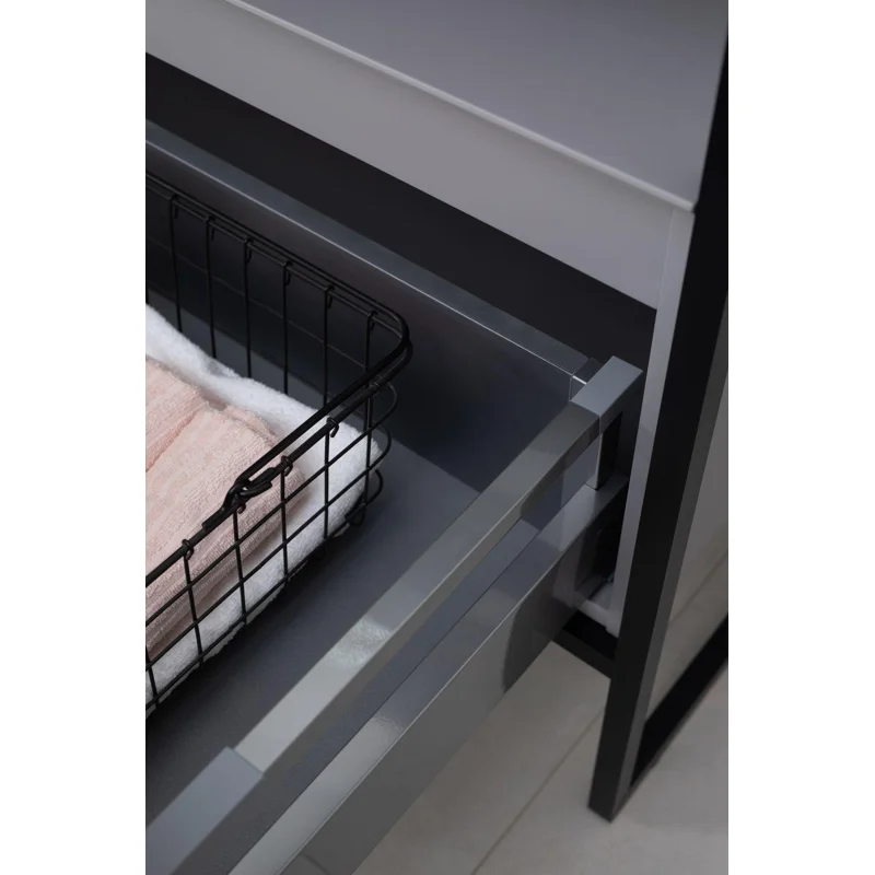 Тумба под раковину Allen Brau Priority 120 1.31004.PGM платина матовый