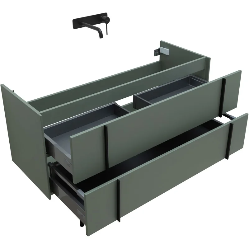 Тумба под раковину Allen Brau Reality 120 1.32008.CGM олива матовый