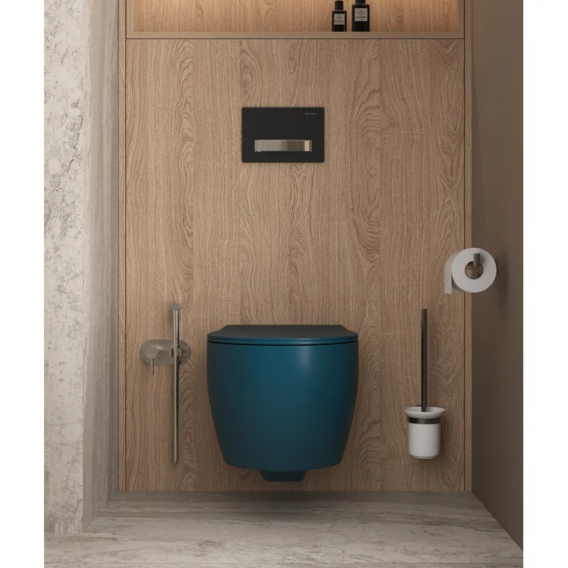 Смеситель с гигиеническим душем Allen Brau Priority 5.31005-BN (с внутренней частью) никель браш