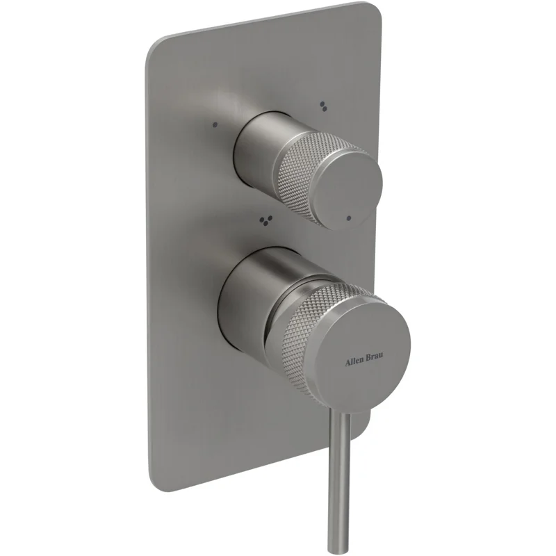 Смеситель для ванны Allen Brau Priority 5.31A11-BN (с внутренней частью, 3 выхода) никель