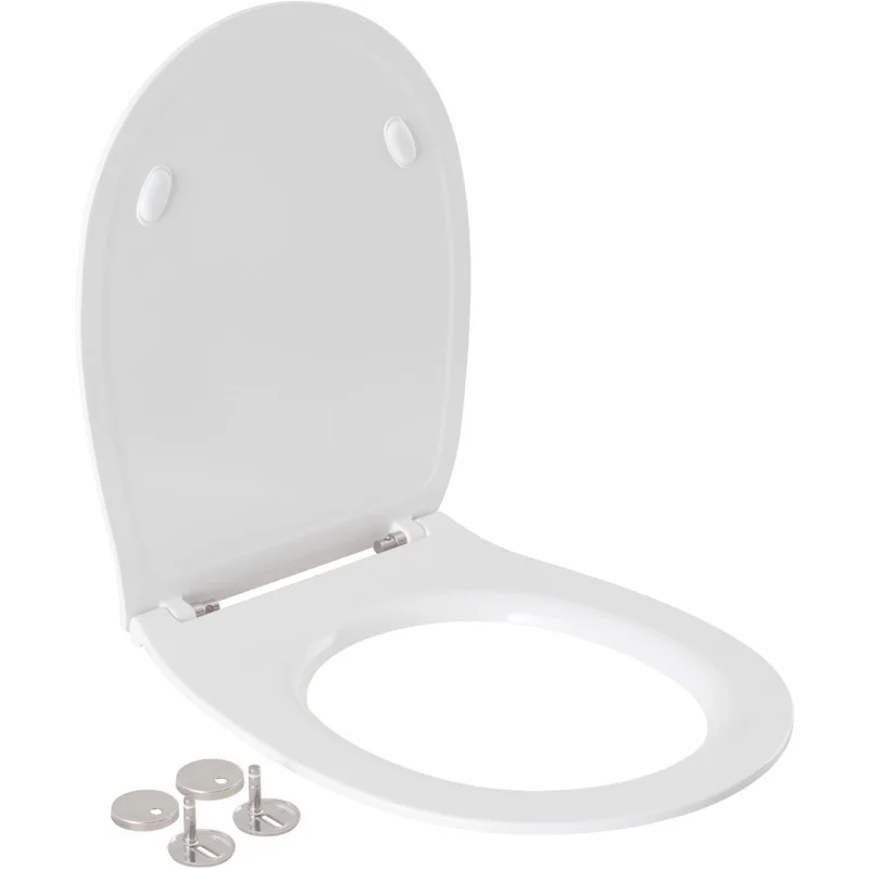 Крышка-сиденье для унитаза Allen Brau Fantasy Smartfix, Soft-Close 4.11005.20 белый глянец