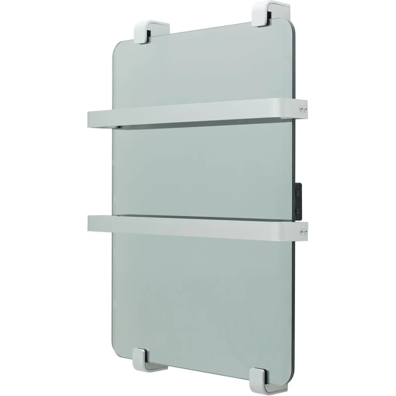 Полотенцесушитель электрический Allen Brau Infinity 60x44 с рейлингом и креплением, черный браш