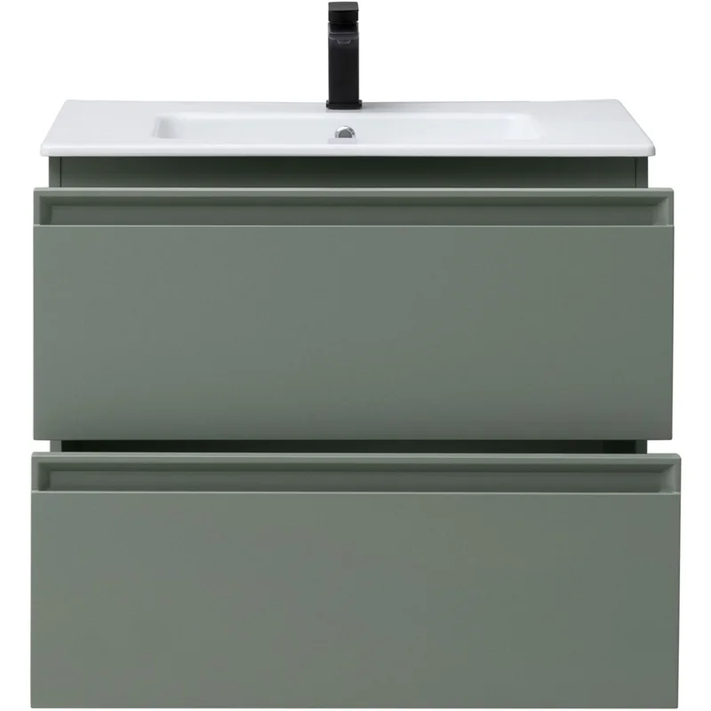 Тумба под раковину Allen Brau Eclipse 80 1.E1002.CGM олива матовый