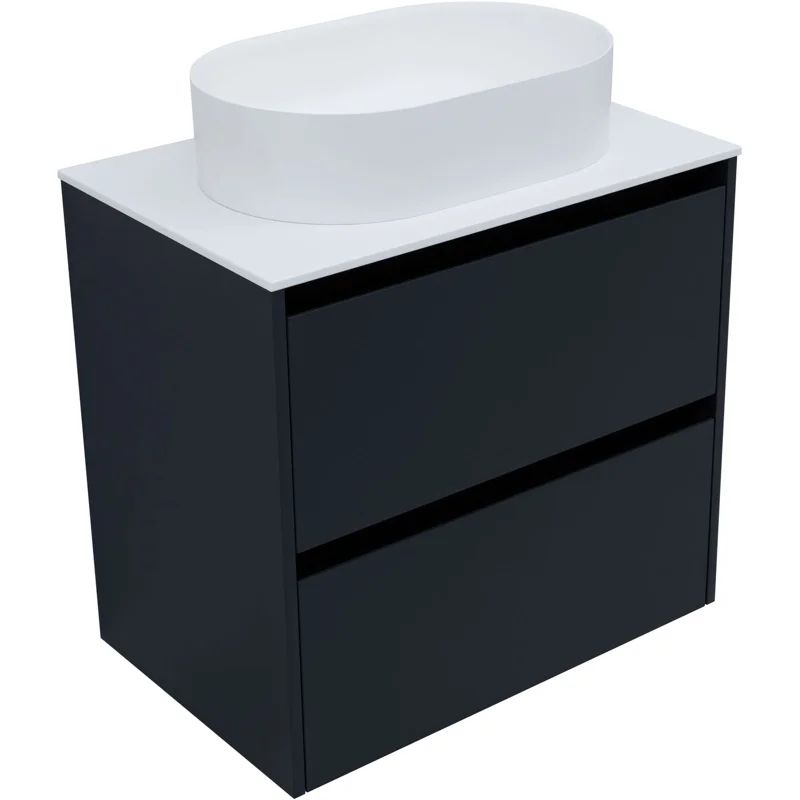 Тумба под раковину Allen Brau Activity 70 1.34003.AM антрацит матовый/черный браш