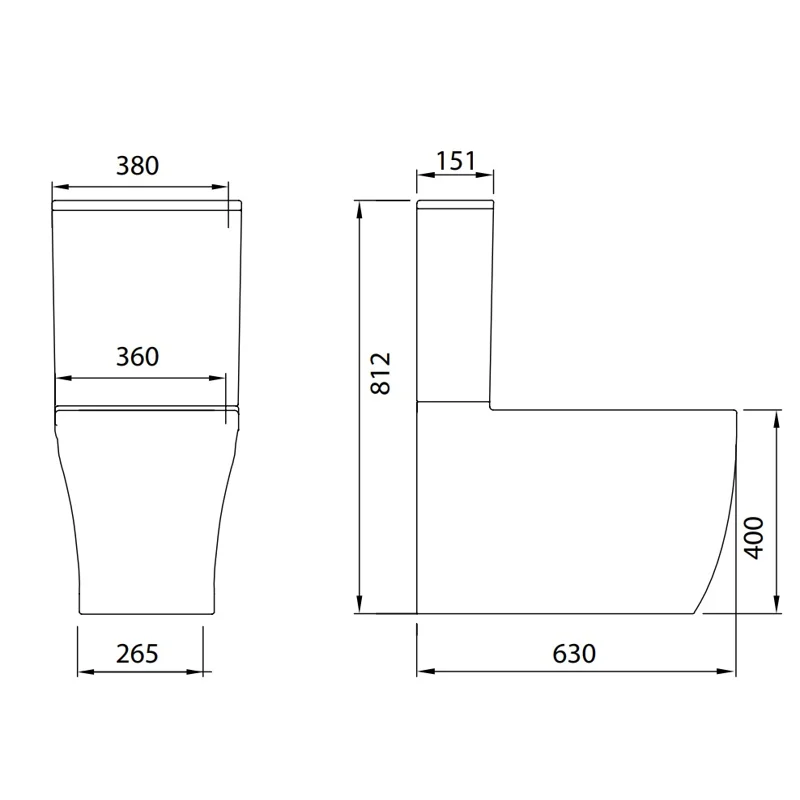 Чаша напольного унитаза Allen Brau Priority 4.31003.20 белый