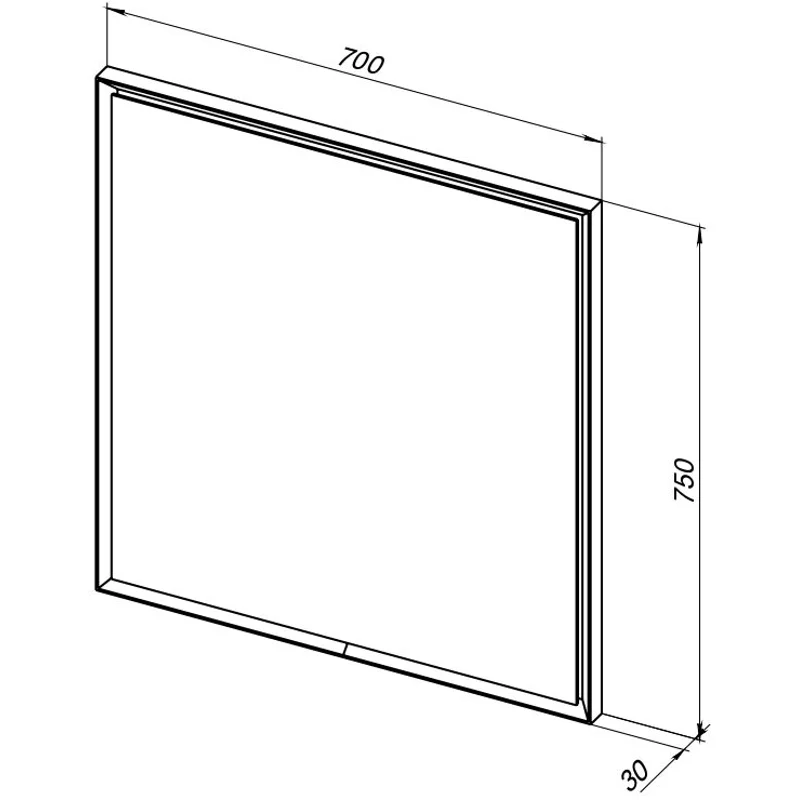 Зеркало Allen Brau Activity 70 1.340026.AM антрацит матовый/черный браш