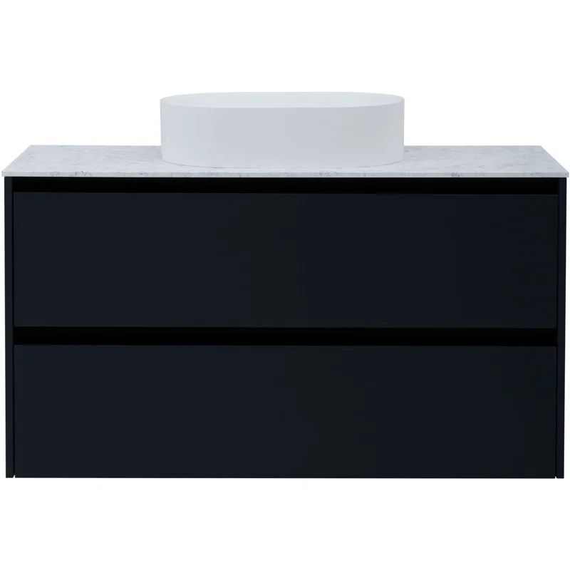 Тумба под раковину Allen Brau Activity 120 1.34007.AM антрацит матовый/черный браш