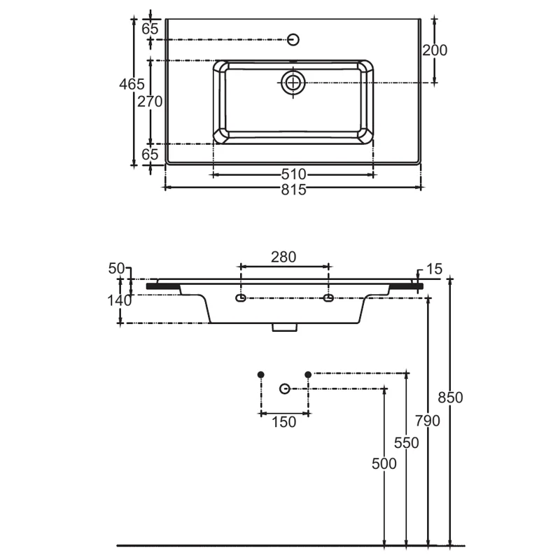 Раковина Allen Brau Fantasy 82 4.11025.20 белый глянец