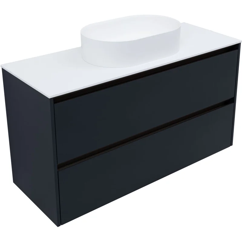 Тумба под раковину Allen Brau Activity 120 1.34015.AM антрацит матовый/олива браш