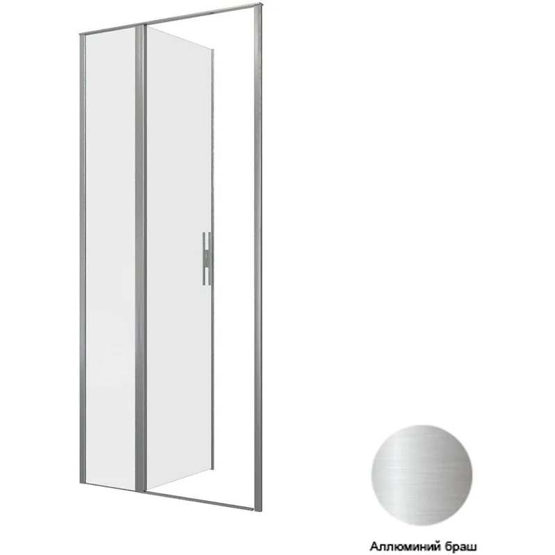 Душевая дверь Allen Brau Priority 90 3.31026.BA серебро браш