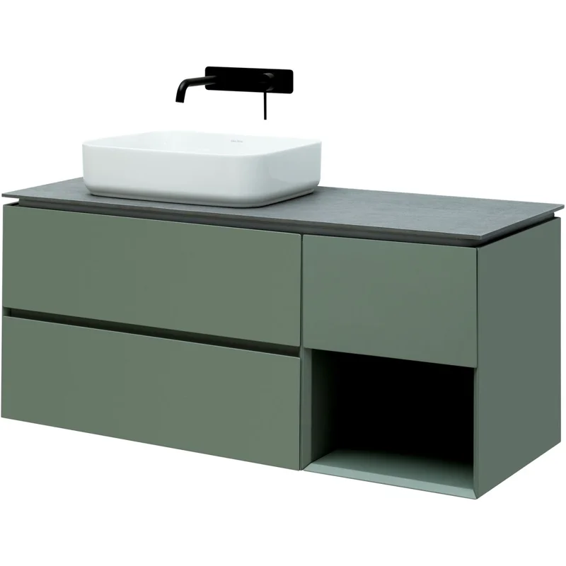 Тумба под раковину Allen Brau Infinity 120 1.21005.CGM L олива матовый