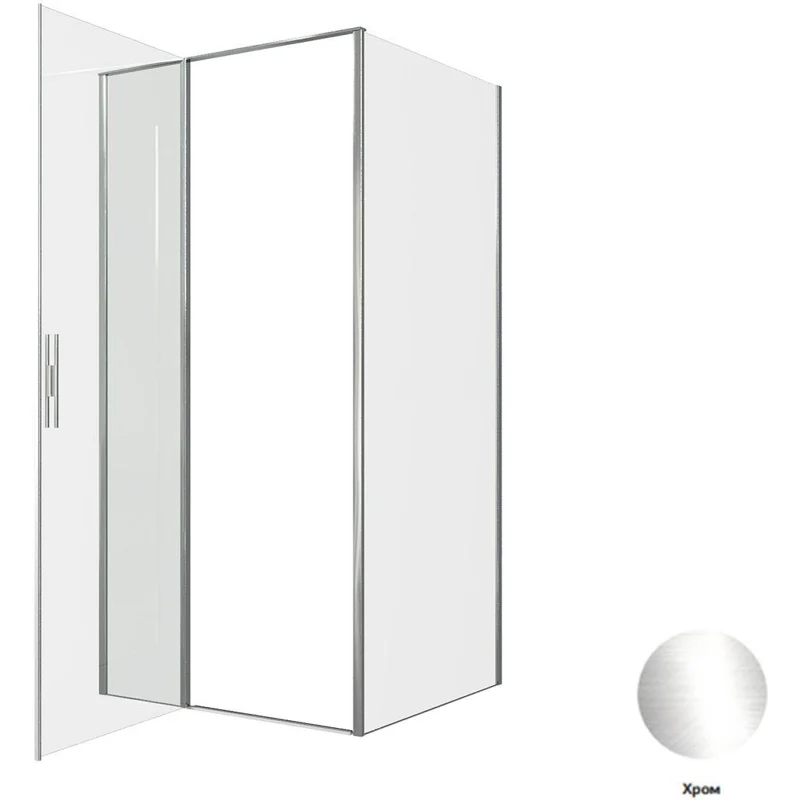 Душевой уголок Allen Brau Priority 100x90 3.31028.00 + 3.31043.00 хром