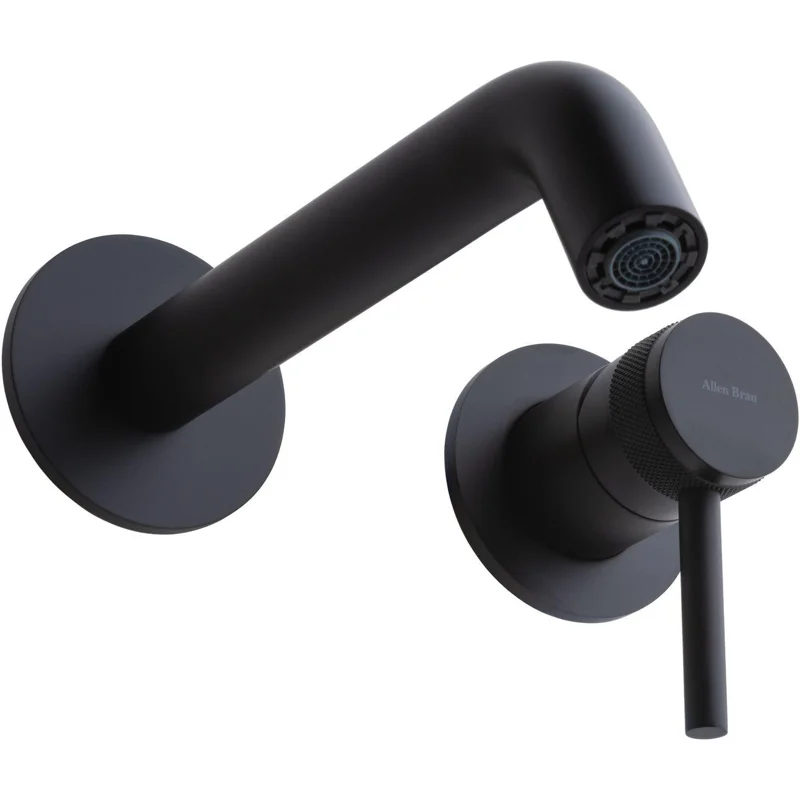 Смеситель для раковины Allen Brau Priority 5.31030-31 (с внутренней частью) черный матовый