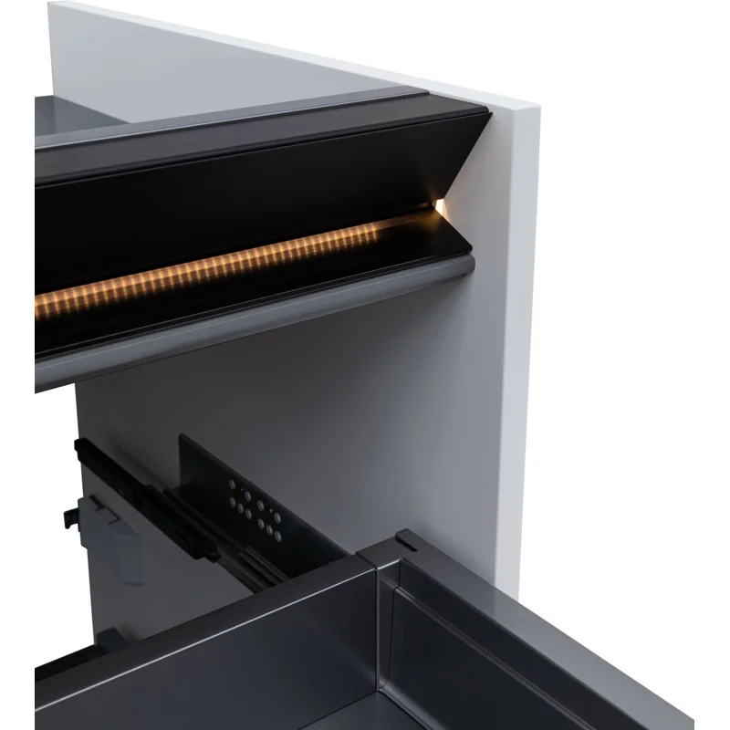 Тумба под раковину Allen Brau Activity 70 1.34003.WM белый матовый/черный браш