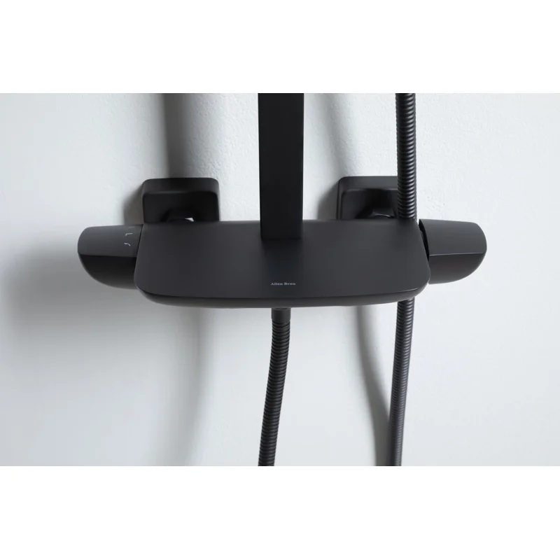 Душевая стойка Allen Brau Infinity 5.21030-31 черный матовый