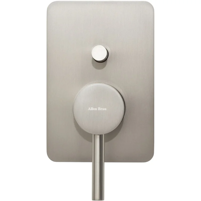 Смеситель для душа Allen Brau Priority X2 5.31011-BN (с внутренней частью, 2 выхода) никель браш