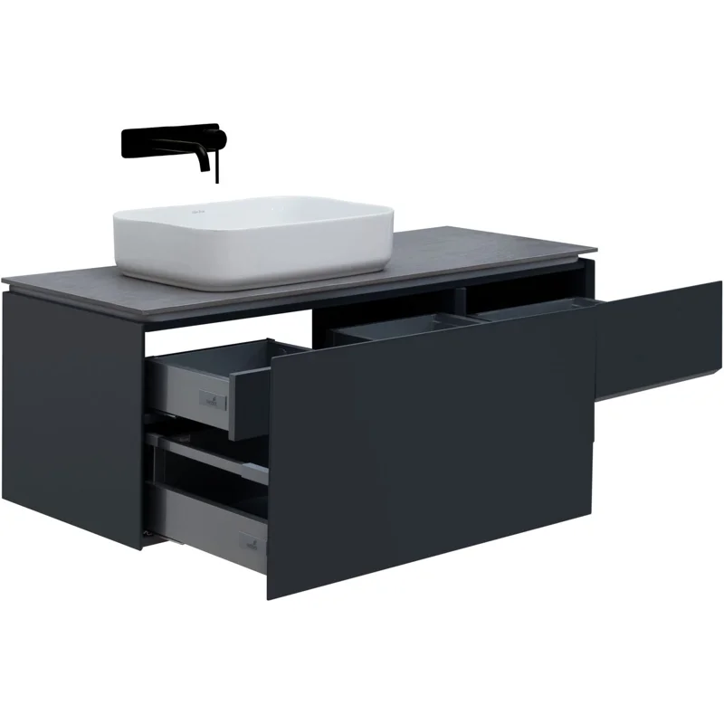 Тумба под раковину Allen Brau Infinity 120 1.21006.AM L антрацит матовый