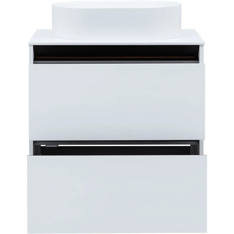 Тумба под раковину Allen Brau Activity 70 1.34003.WM белый матовый/черный браш