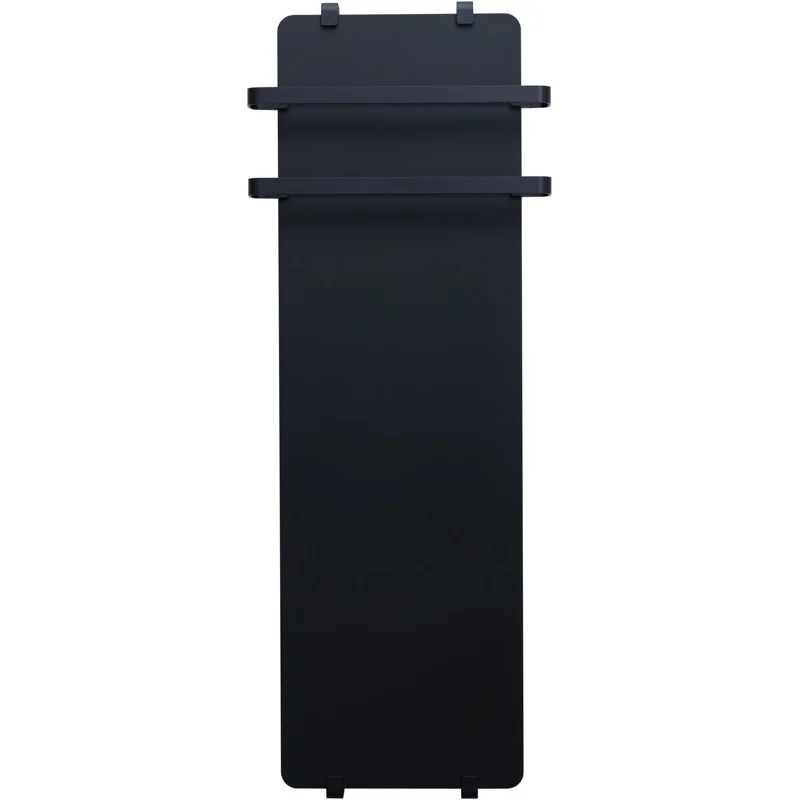Полотенцесушитель электрический Allen Brau Infinity 120x44 с рейлингом 2.0 и креплением, черный матовый