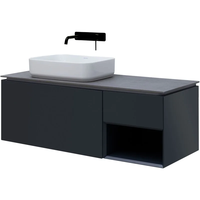 Тумба под раковину Allen Brau Infinity 120 1.21006.AM L антрацит матовый