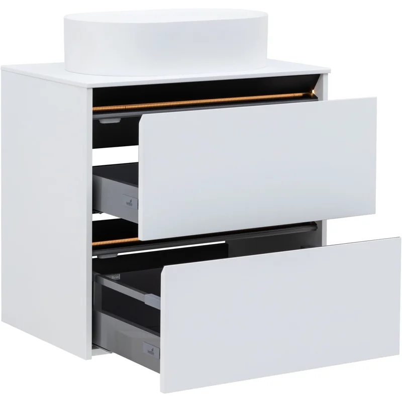 Тумба под раковину Allen Brau Activity 70 1.34003.WM белый матовый/черный браш