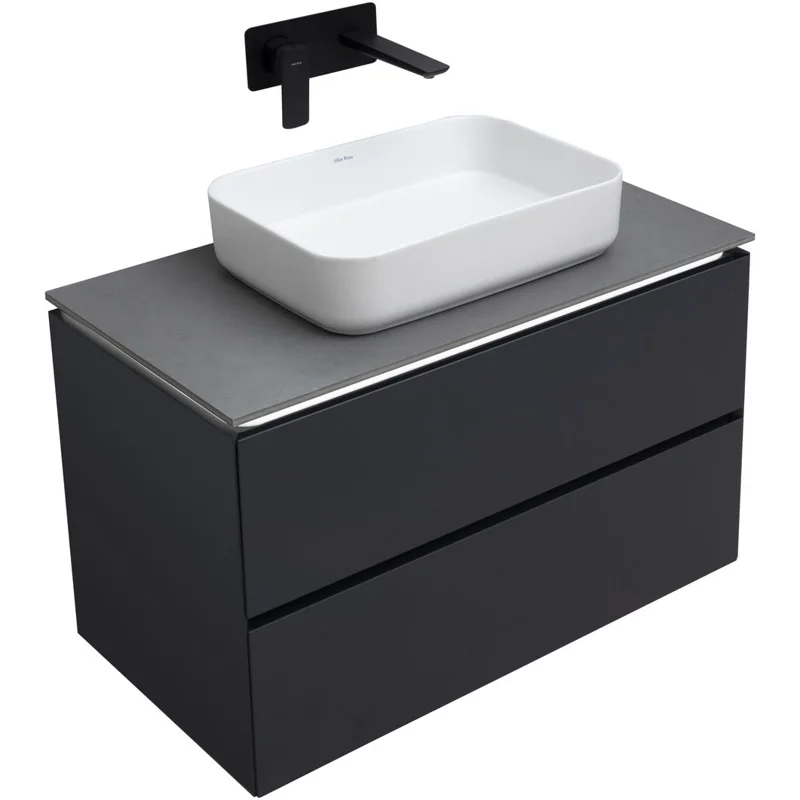 Тумба под раковину Allen Brau Infinity 85 1.21001.AM антрацит матовый