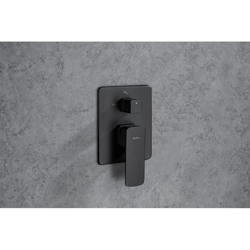 Смеситель для душа Allen Brau Infinity X2 5.21014-31 (с внутренней частью, 2 выхода) черный матовый