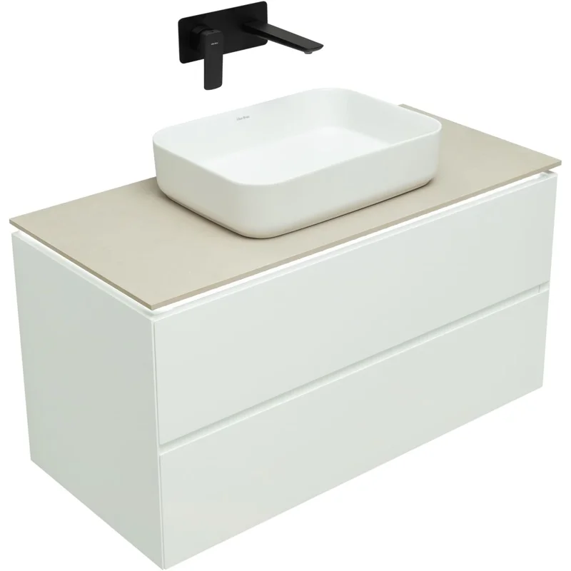 Тумба под раковину Allen Brau Infinity 100 1.21003.WM белый матовый