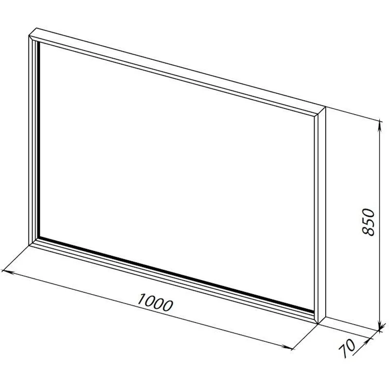 Зеркало Allen Brau Liberty 100 1.330016.BB черный браш