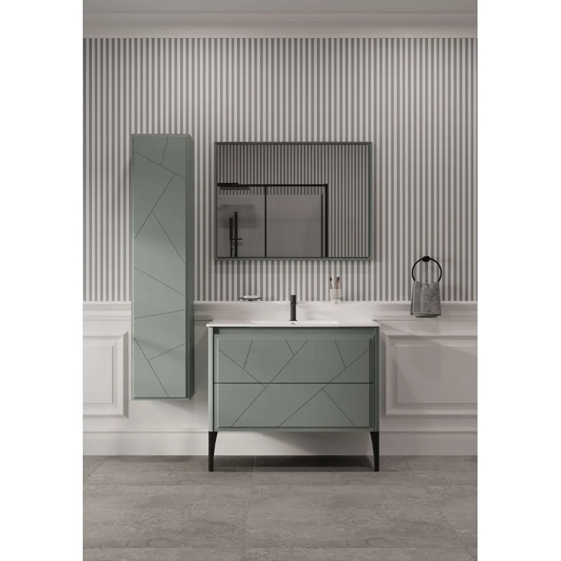 Тумба под раковину Allen Brau Paris 100 1.360002.AM антрацит матовый