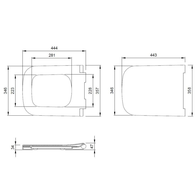 Крышка-сиденье для унитаза Allen Brau Infinity 4.21013.20 белый глянец