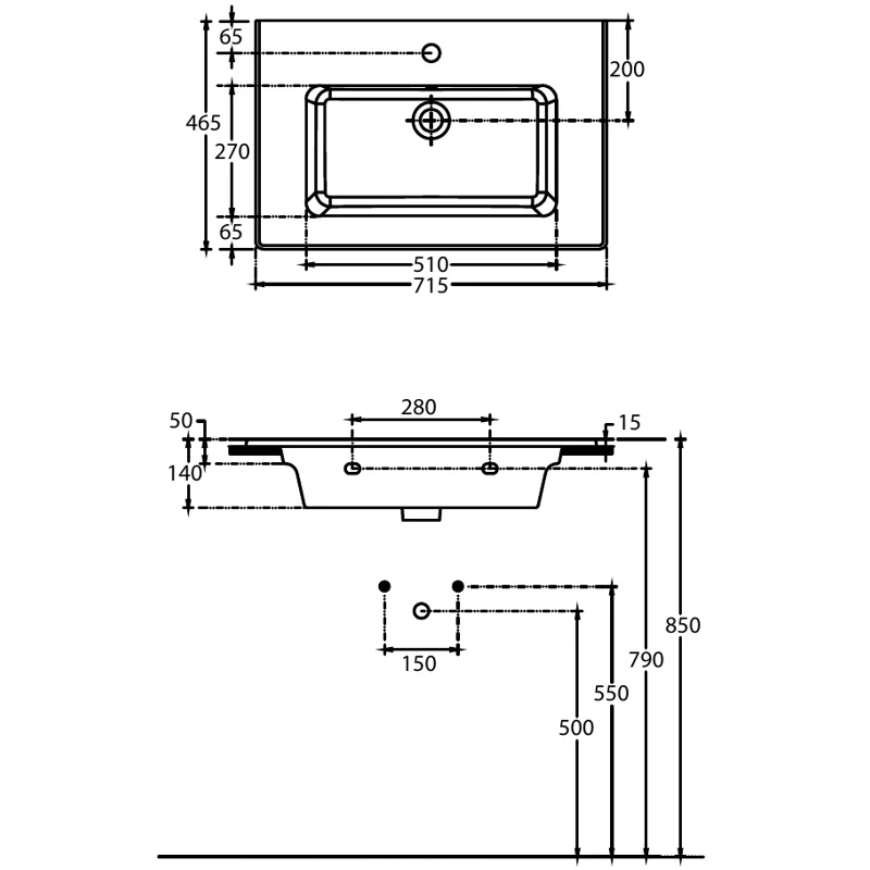 Раковина Allen Brau Fantasy 72 4.11024.20 белый глянец