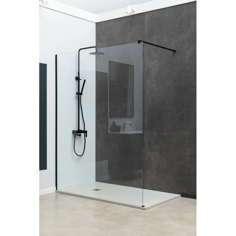 Душевая перегородка Allen Brau Infinity 1 160 3.21033.BBA черный браш