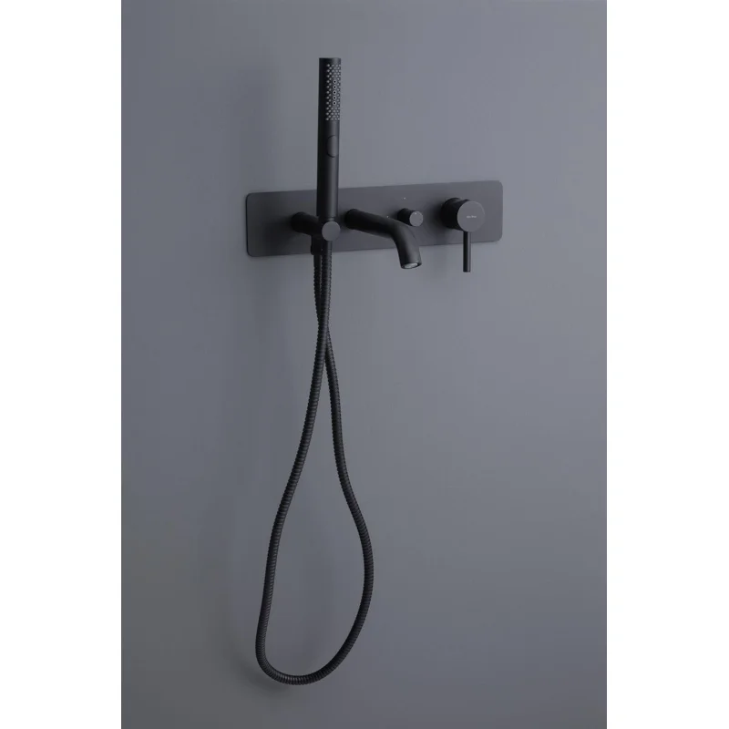 Смеситель для ванны с душем Allen Brau Priority 5.31006-31 (с внутренней частью) черный матовый