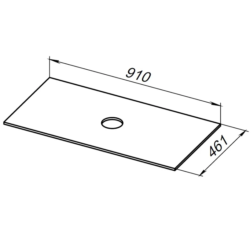 Столешница Allen Brau Reality 90 1.32024.B бежевый