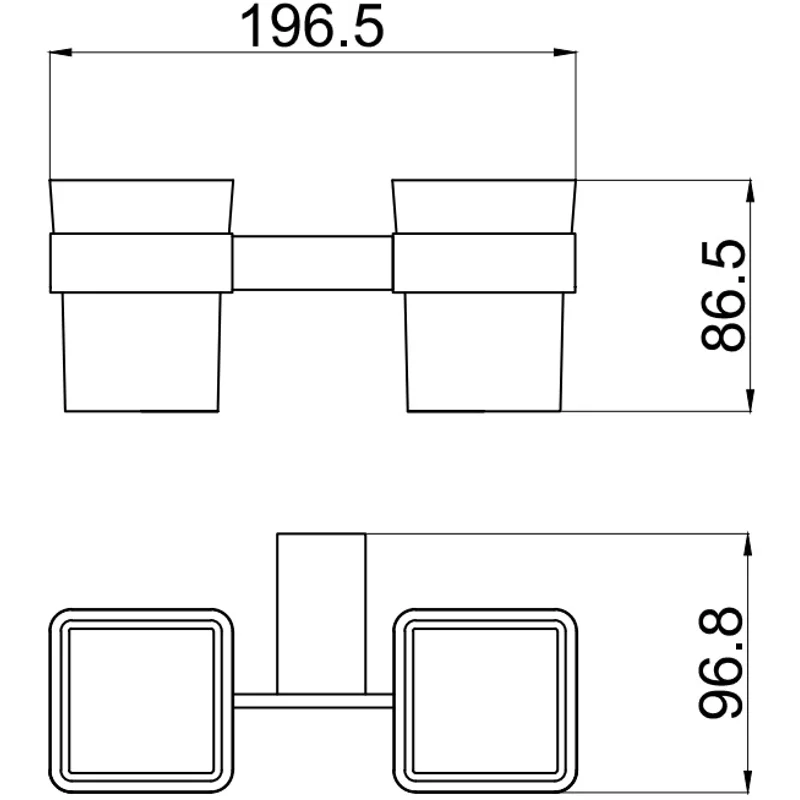 Стакан Allen Brau Infinity 6.21003-00 белый/хром
