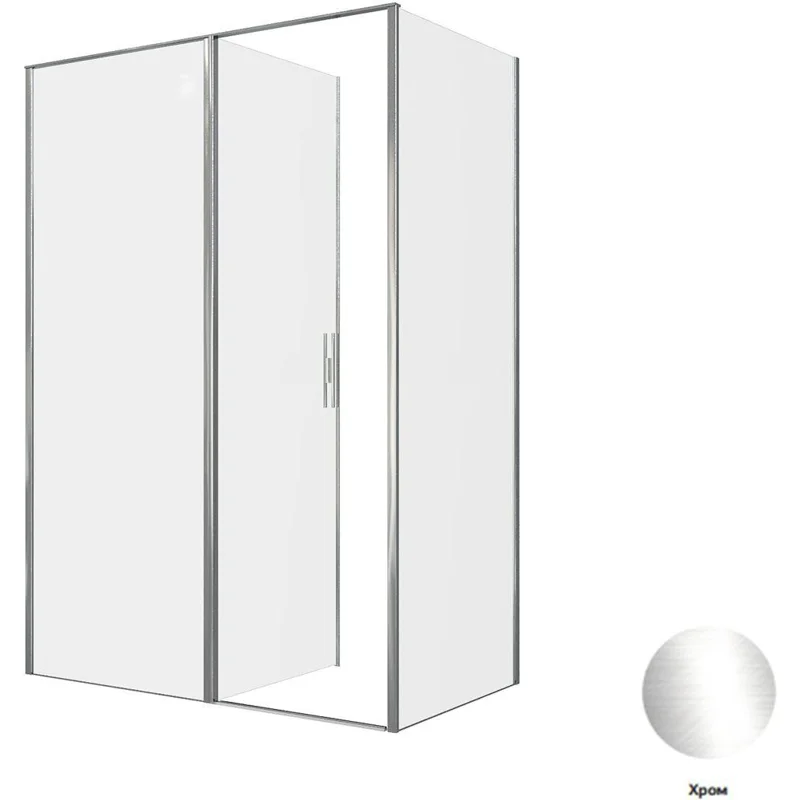 Душевой уголок Allen Brau Priority 140x80 3.31034.00 + 3.31040.00 хром