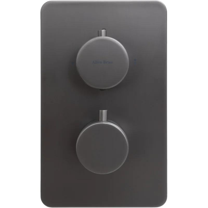 Смеситель для ванны Allen Brau Priority 5.31213-MG (с внутренней частью, 2 выхода) графит браш