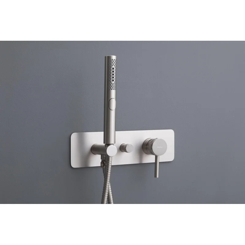 Смеситель для душа Allen Brau Priority 5.31009-BN (с внутренней частью, 2 хода) никель браш