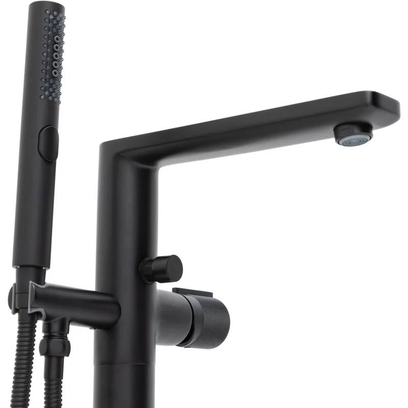 Смеситель для ванны Allen Brau Liberty 5.33012-31 (с внутренней частью) черный матовый