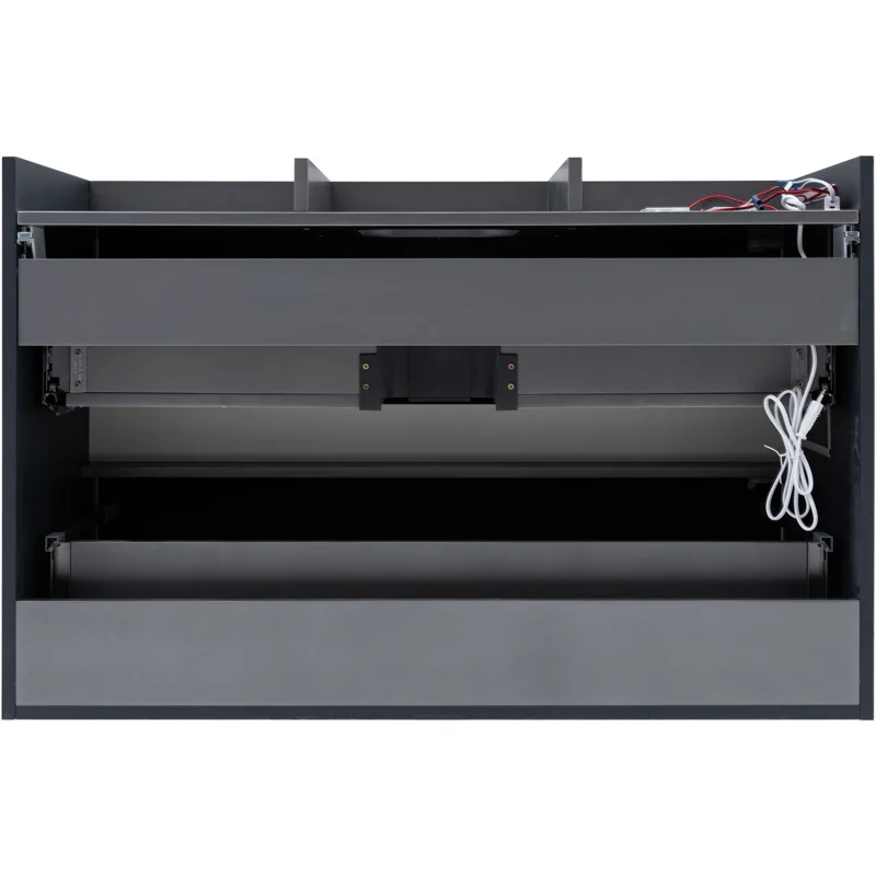 Тумба под раковину Allen Brau Activity 100 1.34014.AM антрацит матовый/олива браш